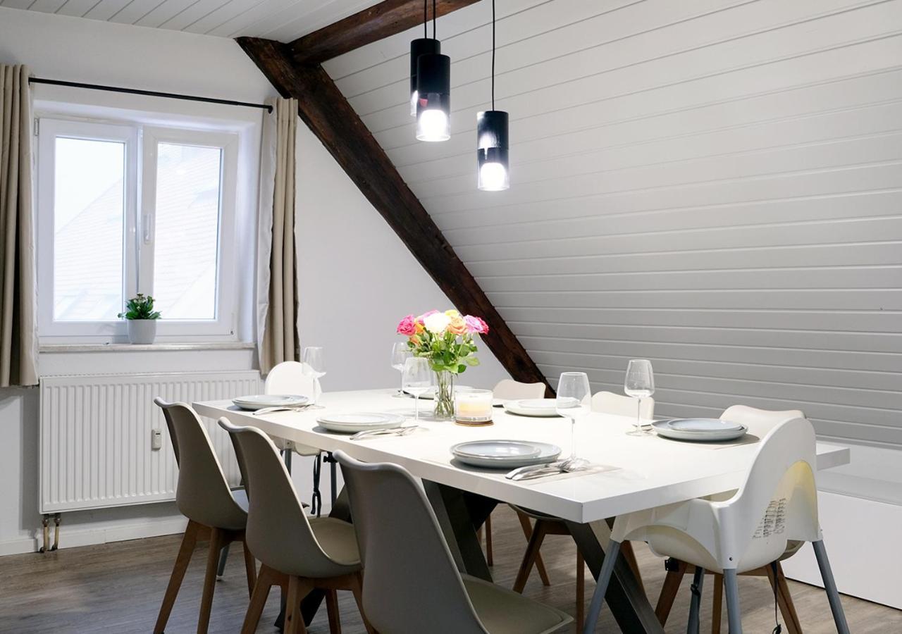 Casa Luxe - 80Qm - Stadtmitte - Familienfreundlich - Parkplatz - 5Km Zum Legoland Günzburg Eksteriør bilde