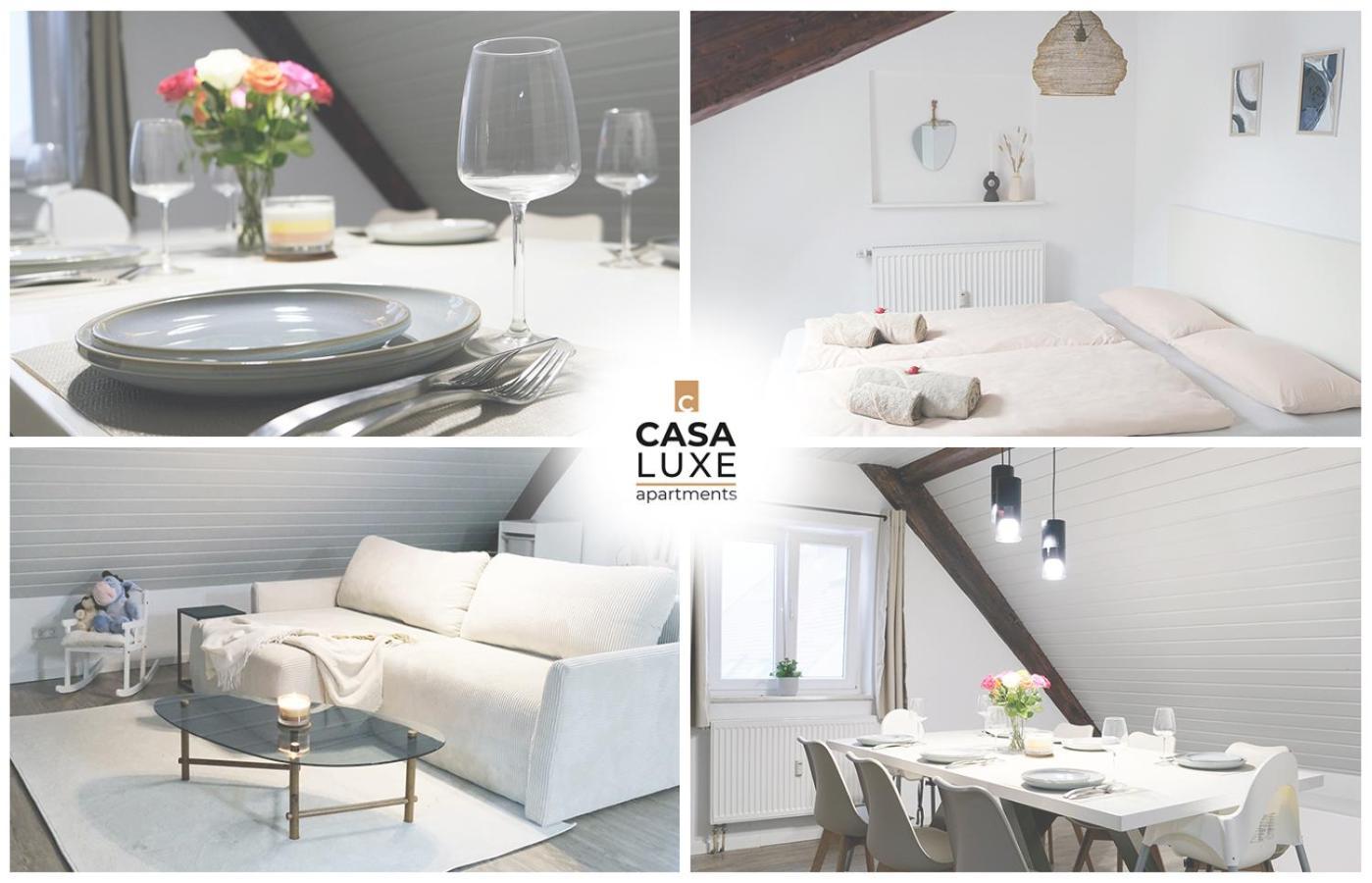 Casa Luxe - 80Qm - Stadtmitte - Familienfreundlich - Parkplatz - 5Km Zum Legoland Günzburg Eksteriør bilde